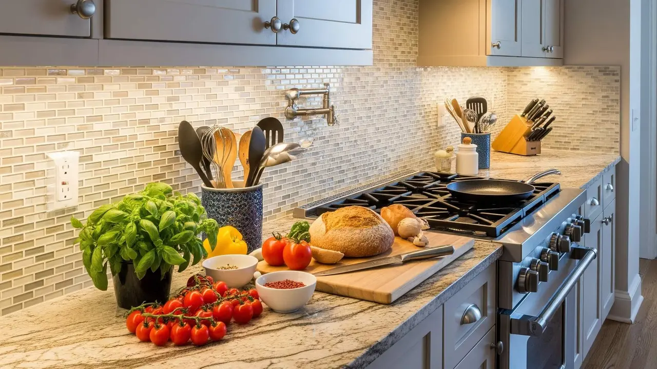 Dapur Kecil Sederhana Tapi Fotogenik untuk Konten Masak