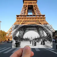 Paris dulu dan sekarang yang dikombinasi dengan sempurna. (blog.reservasi.com)