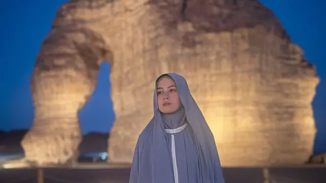 Potret Kimberly Ryder di Al Ula. (credit: instagram.com/kimbrlyryder)