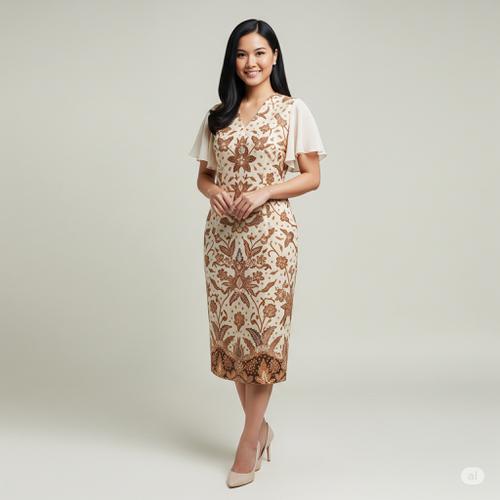 9 Model Gaun Batik Pesta Mewah untuk Acara Spesial, Cocok untuk Semua Usia