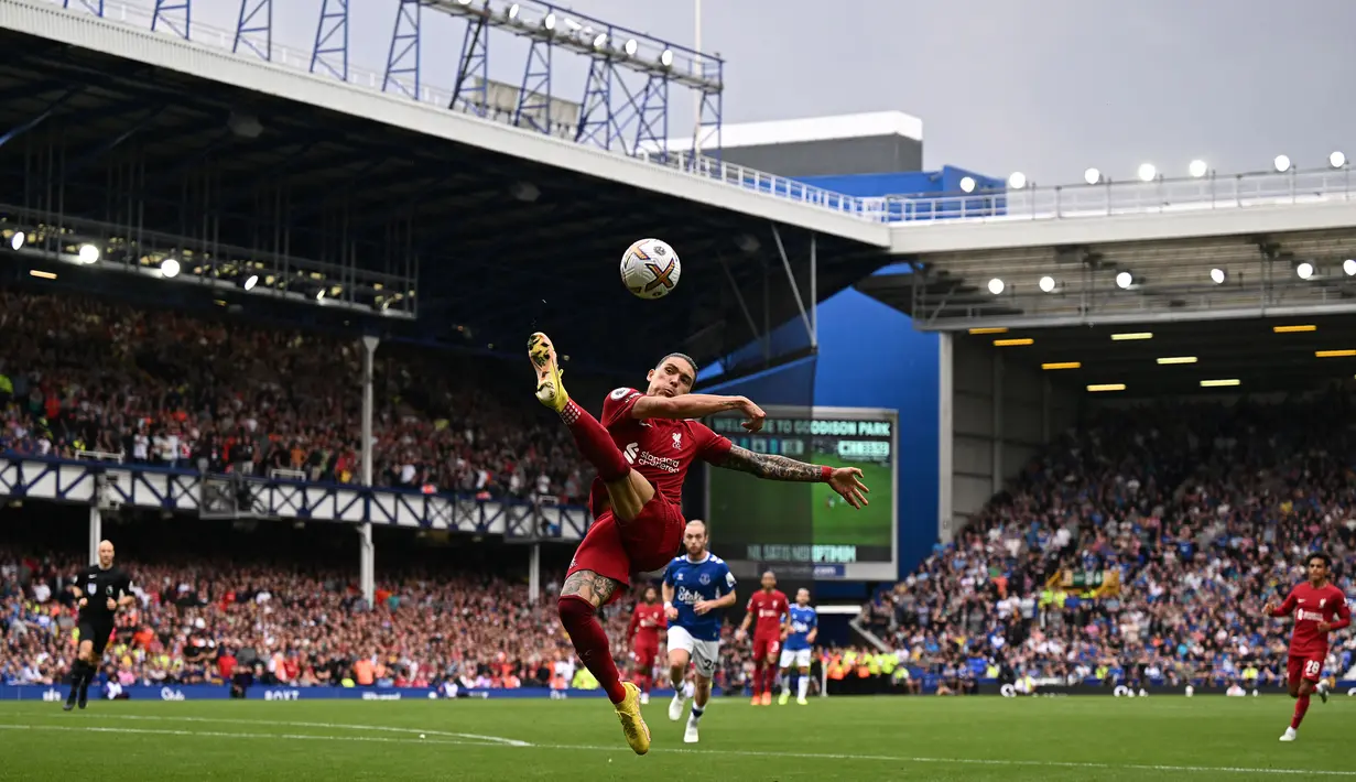 <p>Hingga berakhirnya babak pertama, tak ada satupun gol yang tercipta. (AFP/Oli Scarff)</p>