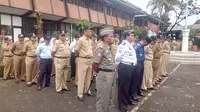 Separuh PNS Garut Tertahan di Gerbang Saat Apel Ramadan  Perdana