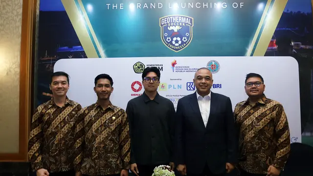 Geothermal Soccer Indonesia atau GSI diluncurkan dalam grand launching yang berlangsung di Jakarta, Jumat (26/6/2026).