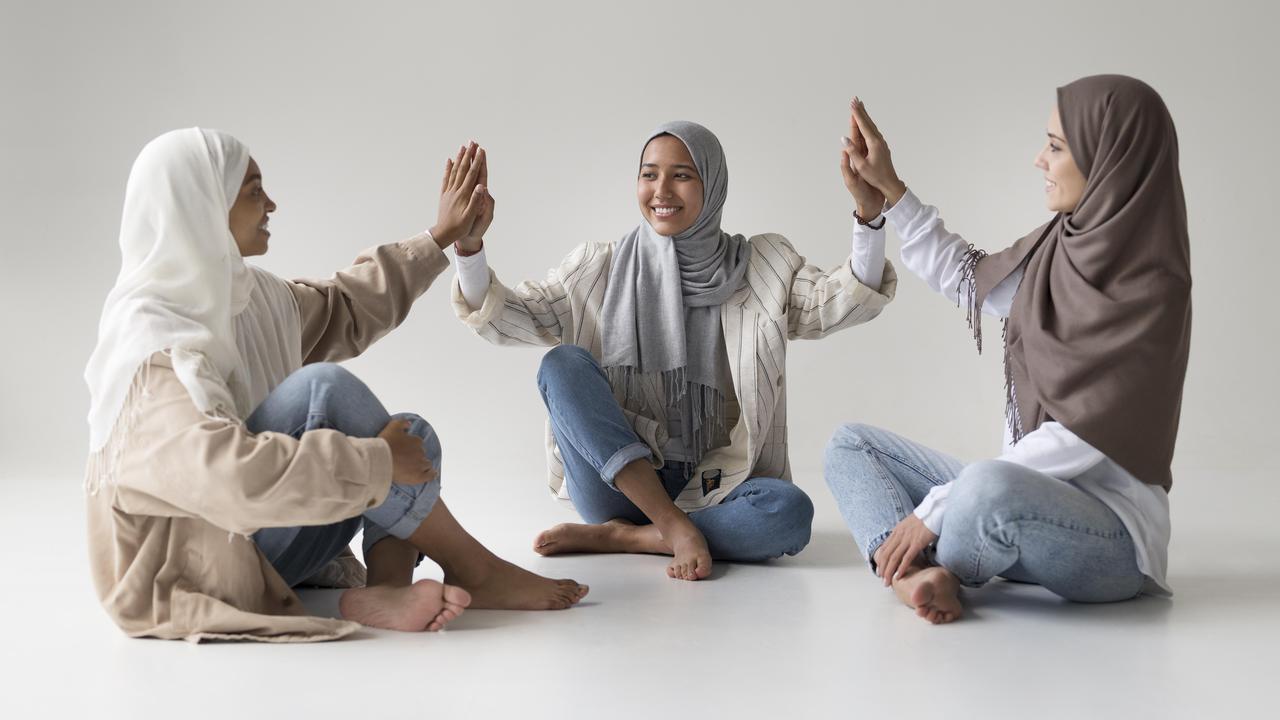Ilustrasi silaturahmi, muslimah, Islami