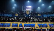 Tifo Bojan Hodak dalam laga Persib Bandung melawan Persijap Jepara pada pekan terakhir BRI Super League 2025/2026 di Stadion GBLA, Bandung, Minggu (23/5/2026). (Bola.com/Bagaskara Lazuardi)