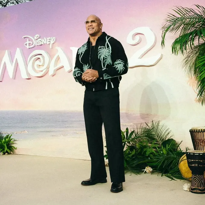 Dwayne Johnson, yang kembali mengisi suara karakter Maui, memberikan pernyataan menarik tentang film "Moana 2" (Instagram/@therock)