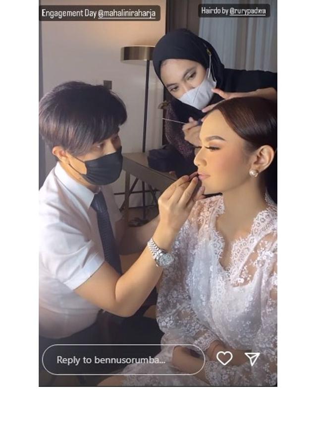 8 Momen Rizky Febian Resmi Lamar Mahalini Raharja, Digelar Tertutup