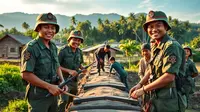 Mengenal TMMD: Program Pembangunan Desa yang Manunggal dengan TNI
