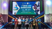 Sebanyak 3.000 peserta ikuti kejuaraan Esport bertajuk Piala Gubernur Jabar 2022 yang digelar di Youth Center, Komplek SPOrT Jabar, Jalan Arcamanik, Kota Bandung mulai Jumat (27/5/2022). (Bola.com/Erwin Snaz)