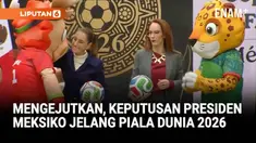 Presiden Meksiko Claudia Sheinbaum memastikan seluruh proyek infrastruktur untuk Piala Dunia 2026 akan rampung tepat waktu sebelum turnamen dimulai pada 11 Juni 2026.