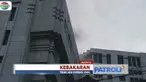 Kobaran api membakar ruangan lantai enam dan tujuh yang difungsikan sebagai sarana kebugaran, sehingga seluruh peralatan alat olahraga hangus terbakar.