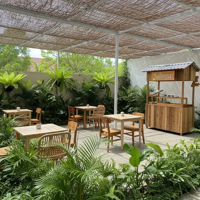 Desain Teras Rumah Minimalis Cocok untuk Warung Makan Kecil