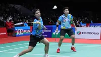 Apriyani Rahayu/Siti Fadia Silva Ramadhanti di Malaysia Masters 2022. (PBSI)