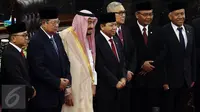 SBY Foto Bersama Raja Salman di Gedung DPR