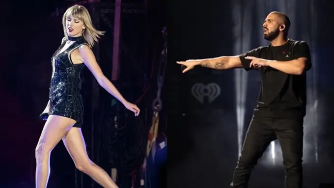 Drake siapkan hadiah ulang tahun spesial untuk Taylor Swift. (AFP/Bintang.com)