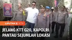 Jelang puncak KTT G20 di Bali, Kapolri Jenderal Listyo Sigit Prabowo meninjau kesiapan pengamanan di sejumlah lokasi yang akan dikunjungi delegasi peserta. Dua lokasi, yakni Tahura Mangrove dan kawasan GWK dipastikan siap saat puncak KTT G20.
