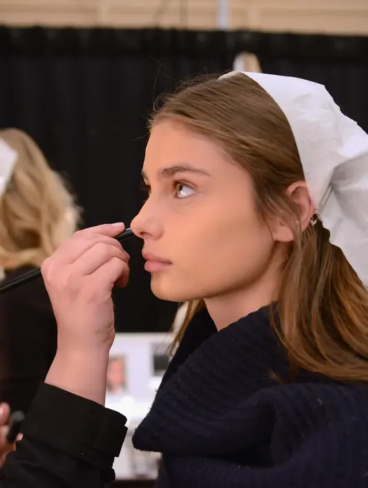 Wajah yang berkesan 'baby face' masih terpancar dari raut Taylor Hill. (AFP/Bintang.com)