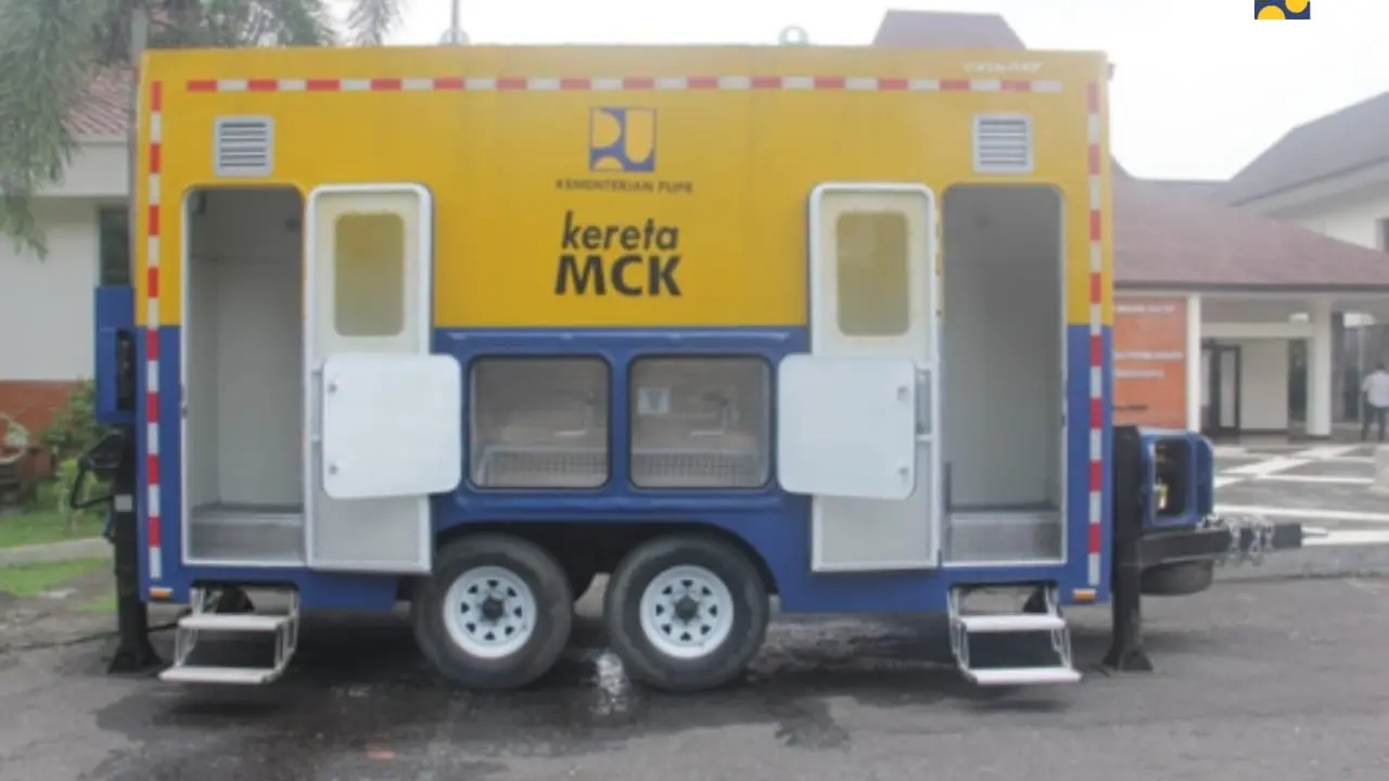 MCK portable yang dibuat Kementerian PUPR