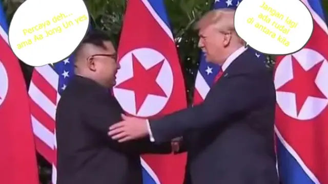 Lelucon lewat meme ini bisa membuat suasana gembira makin terasa.