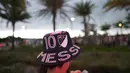 <p>Tiket-tiket pertandingan Inter Miami kini laku keras. Sebagian pembeli adalah fans Messi yang belum pernah menonton Inter Miami. (AP Photo/Rebecca Blackwell)</p>