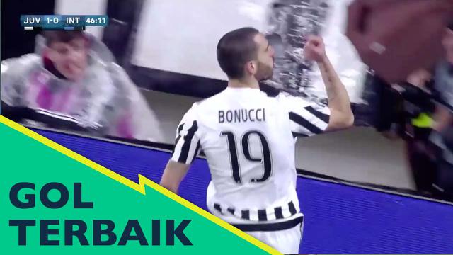 5 Gol Terbaik Serie A Italia: Gol Bonnuci Bungkam Inter Milan