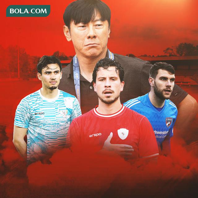 Ilustrasi - Maarten Paes, Thom Haye, Nathan Tjoe-A-On, Shin Tae-yong