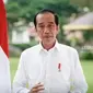 Presiden Jokowi menyampaikan nasihat dan sambutannya dalam perayaan HUT GMNI ke-67. (Istimewa)