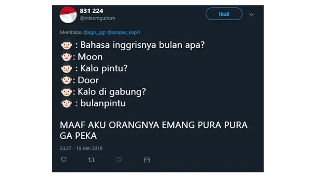Plesetan Netizen Soal Gabungan Kata Bahasa Inggris ini Bikin Tepok Jidat