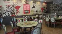 Restoran bertema komunis di Penang, Malaysia, yang bikin heboh. (dok. Facebook/ Izackkrie)