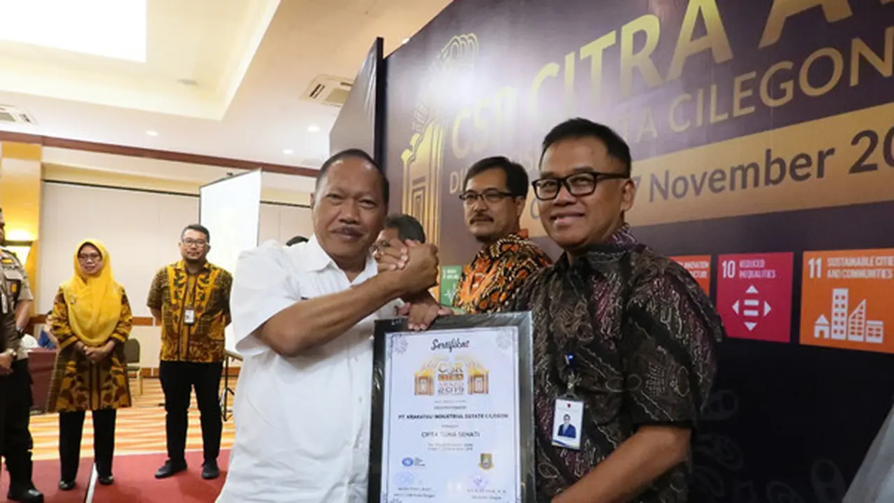 Peduli Kesehatan Masyarakat, KIEC Raih Penghargaan CSR Citra Award 2019