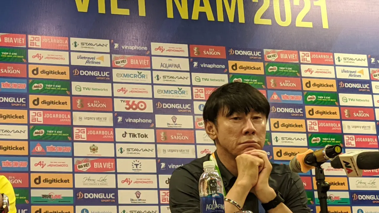Pelatih Timnas Indonesia, Shin Tae-yong.