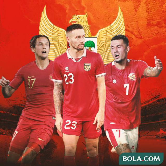 Timnas Indonesia - Stefano Lilipaly, Irfan Bachdim, Marc Klok