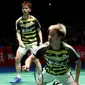 Ganda putra Indonesia, Kevin Sanjaya Sukamuljo/Marcus Fernaldi Gideon. (PBSI)