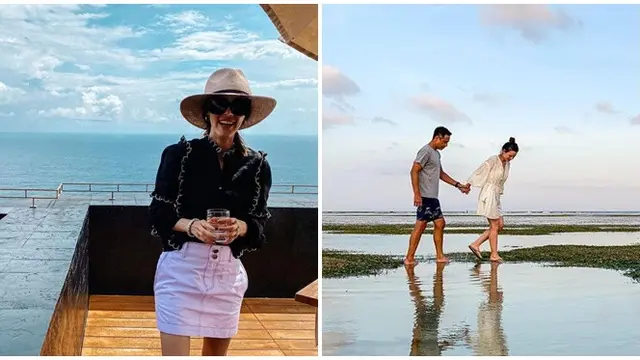 6 Momen Liburan Cathy Sharon dan Julie Estelle di Bali, Kompak Banget