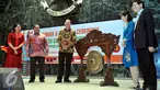 Gubernur DKI Jakarta, Basuki Tjahaja Purnama membuka acara Gala Dinner dan Ceremony The ASEAN Youth Creative Industry Fair (AYCIF), Balai Kota, Jumat (28/8/2015) (Liputan6.com/Panji Diksana)