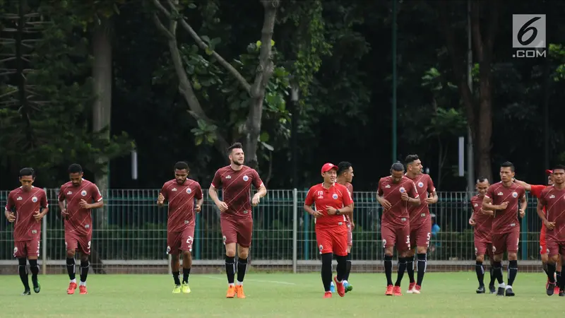 Jelang Hadapi Song Lam Nghe An, Persija Berlatih Ringan