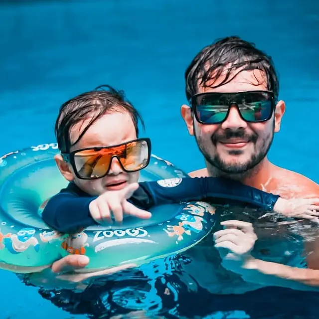 Donny Michael bersama anak (Foto: Instagram/@donnymichael)