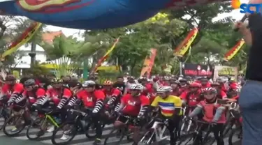 Peringatan HUT ke-72 Brimob juga digelar napak tilas dengan berjalan kaki dari Surabaya menuju Mako Brimob di Madiun.