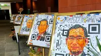 &nbsp;
Pameran QR Art Doddy Hernanto yang difungsikan sebagai gerbang melacak rekam jejak para civitas akademika Universitas Brawijaya Malang. Foto: liputan6.com/edhie prayitno ige&nbsp;