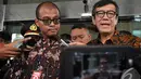 Kedatangan Menkumham dan Seskab untuk berkordinasi terkait kursi kosong pimpinan KPK setelah ditinggalkan Busyro Muqqodas, sejak 16 Desember 2014, lalu, Jakarta, Kamis (18/12/2014). (Liputan6.com/Miftahul Hayat)