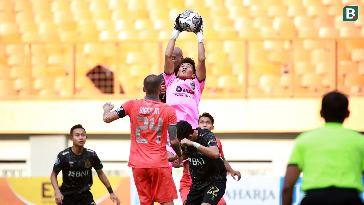 Foto: Dramatis, Gol Injury Time Borneo FC Gagalkan Kemenangan Bhayangkara FC di Pekan ke-10 BRI Liga 1 2022 / 2023