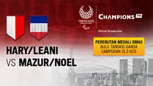 Leani Ratri Oktila / Hary Susanto vs Faustine Noel/Lucas Mazur (PRANCIS)
