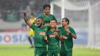 PSS Sleman menunjukkan tren positif di Piala Presiden 2022. Kali ini berhasil mengalahkan Persita Tangerang 2-0 dalam laga lanjutan Grup A Piala Presiden 2022, di Stadion Manahan, Solo, Jawa Tengah, Kamis (16/6/2022). (Bola.com/Arief Bagus)