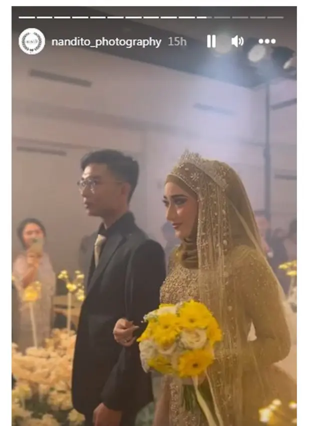 10 Momen Pernikahan Anataya Putri Tengku Firmansyah dan Cindy Fatikasari, Meriah