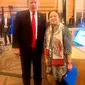 Menko PMK Puan Maharani dan Presiden Amerika Serikat Donald Trump di KTT ASEAN ke-31 di Manila, Filipina, Senin (13/11/2017). (Liputan6.com/Taufiqurrohman)