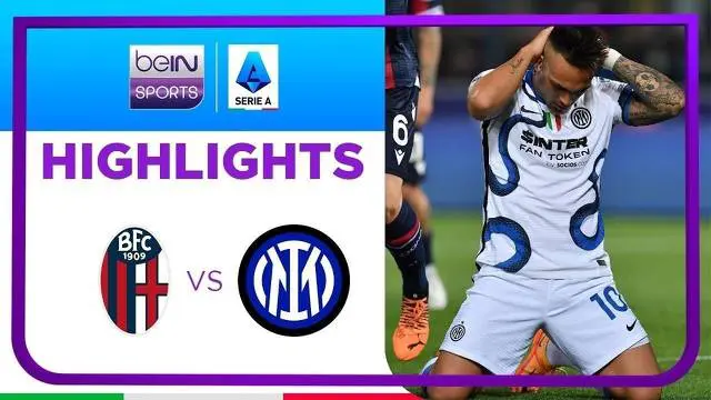 VIDEO: Inter Milan Kalah dari Bologna 1-2, Terancam Gagal Scudetto Liga Italia