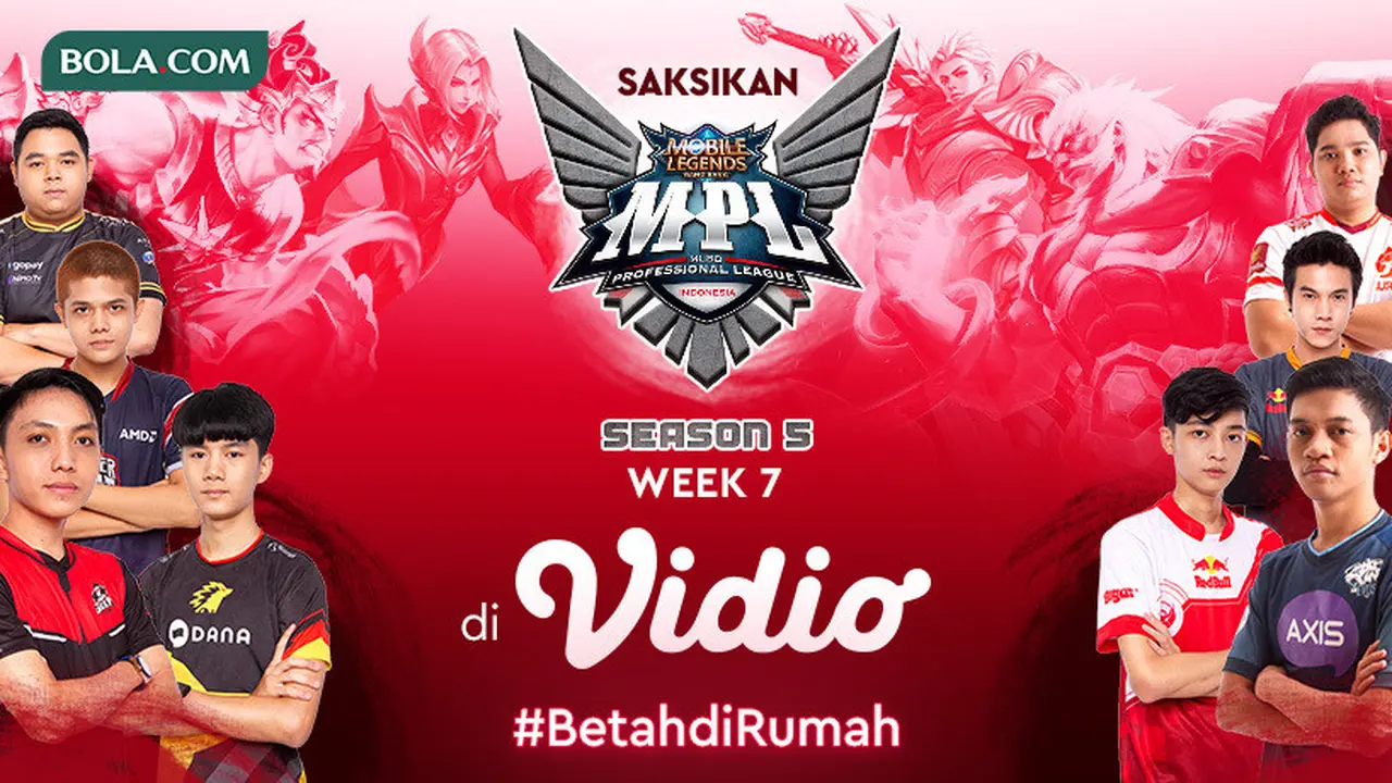 Saksikan Live Streaming Mobile Legend MPL Season 5 Hanya di Vidio. sumberfoto: Vidio