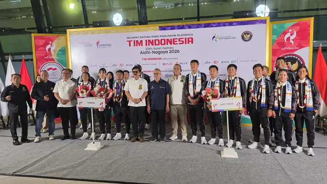Kepulangan tim Karate dan Soft Tennis dari Asian Games 2026