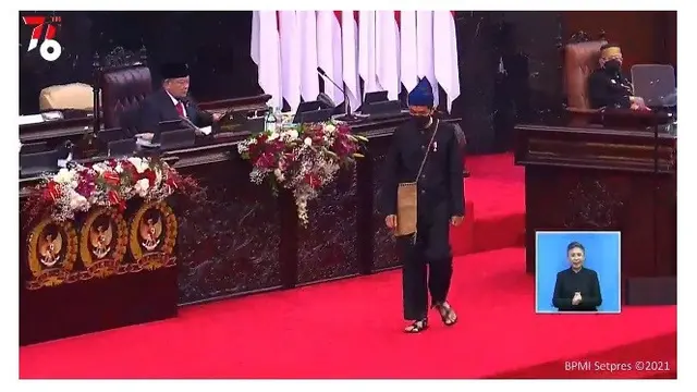 7 Potret Presiden Jokowi Pakai Baju Adat Suku Baduy di Sidang Tahunan MPR RI