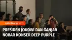 Mengulang nostalgia 48 tahun lalu, Deep Purple kembali menggelar konser dengan band pembuka God Bless, tadi malam. Yang istimewa, penampilan mereka kali ini disaksikan Presiden Joko Widodo dan Gubernur Jawa Tengah Ganjar Pranowo.